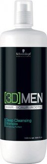 Schwarzkopf 3D Men Deep Cleansing 1000 ml Şampuan kullananlar yorumlar